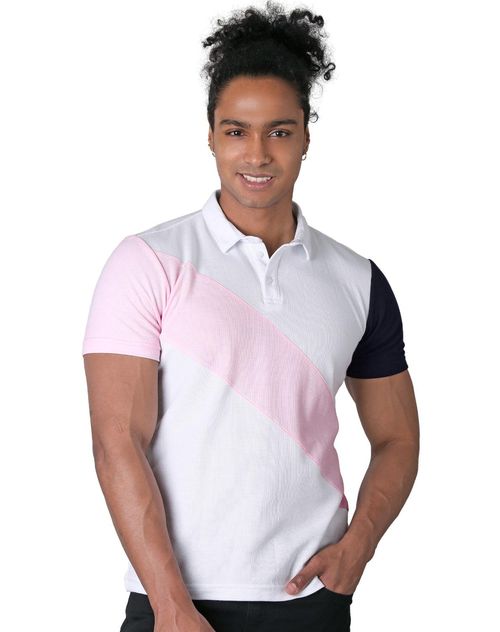 Playera Hombre Moda Polo Blanco Stfashion 71604619