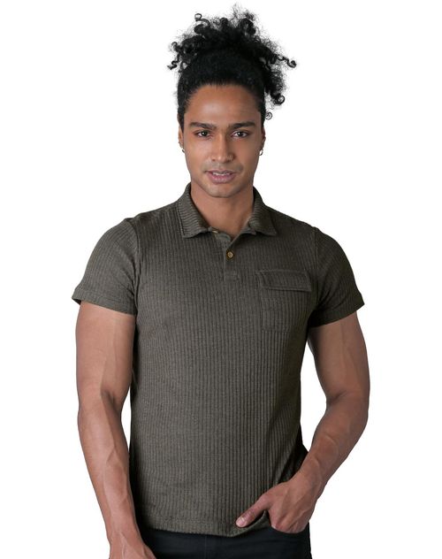 Playera Hombre Moda Polo Verde Stfashion 71604617