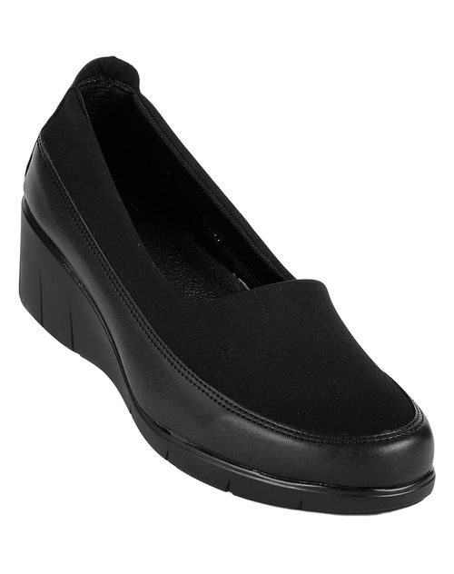 Zapato Mujer Confort Cuña Negro Stfashion 16803902