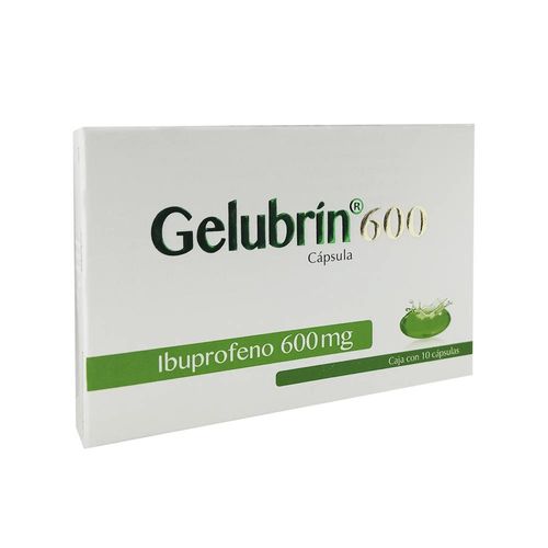 GELUBRIN 600 IBUPROFENO 600 mg Cápsula