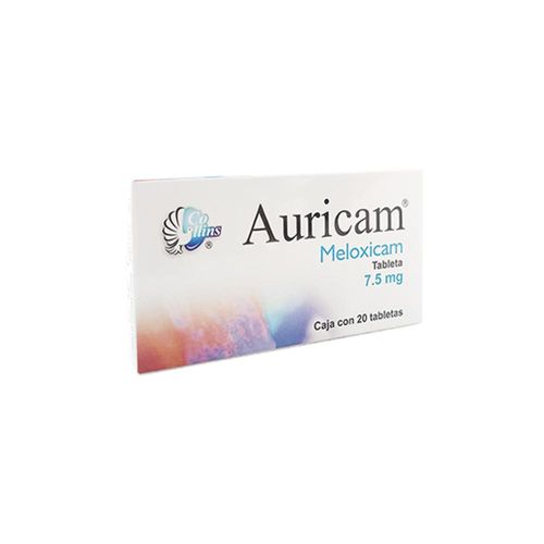 AURICAM MELOXICAM 7.5 mg Tableta