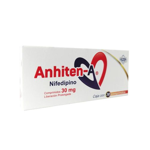 ANHITEN-A NIFEDIPINO 30 mg Comprimido Liberación Prolongada