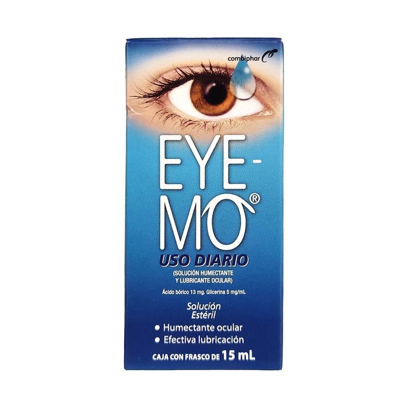 EYEMO ACIDO BORICO - GLICERINA 13 mg/ 5 mg/ ml Solución Oftálmica