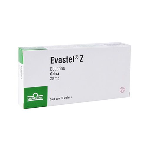 EVASTEL-Z EBASTINA 20 mg Oblea