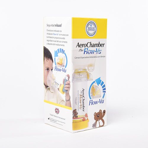 AEROCHAMBER PLUS FLOW-VU INFANTIL INHALADOR Aparato Para Nebulización