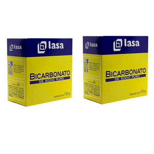 BICARBONATO DE SODIO DOS CAJAS CON 150 GR C/U BICARBONATO DE SODIO Pol