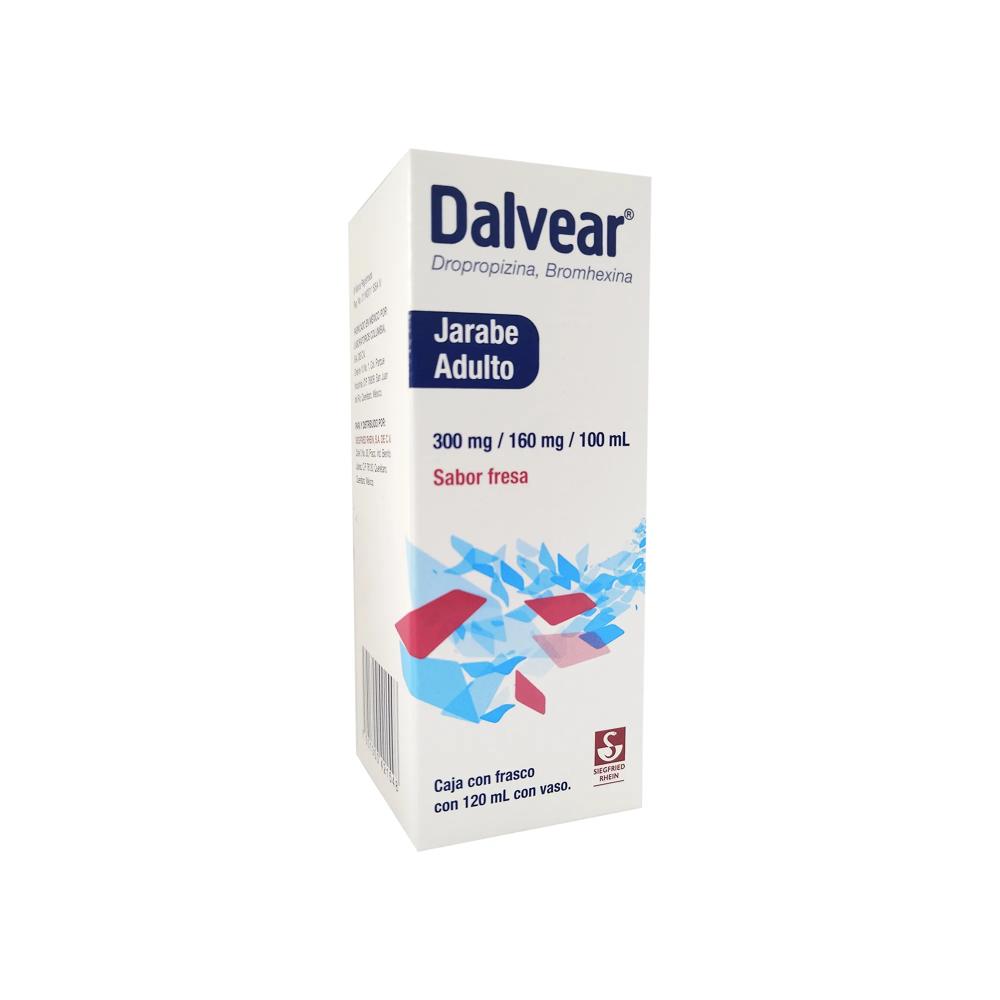 DALVEAR AD FRESA  DROPROPIZINA - BROMHEXINA 300/160 mg/100 ml Jarabe