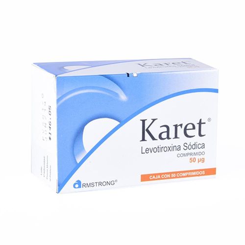 KARET LEVOTIROXINA 50 mcg Tableta