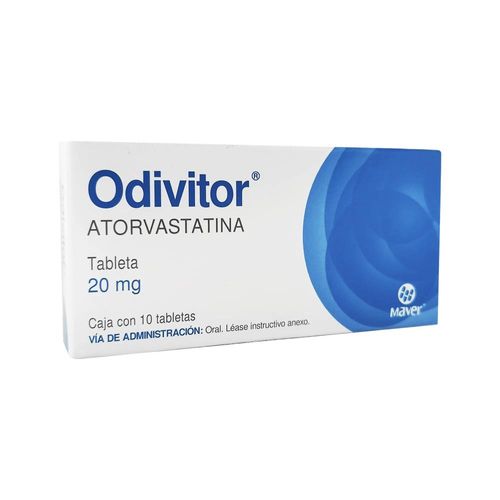 ODIVITOR  ATORVASTATINA 20 mg Tableta - Cápsula