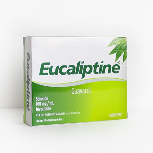 EUCALIPTINE GUAYACOL 100 mg Ampolleta