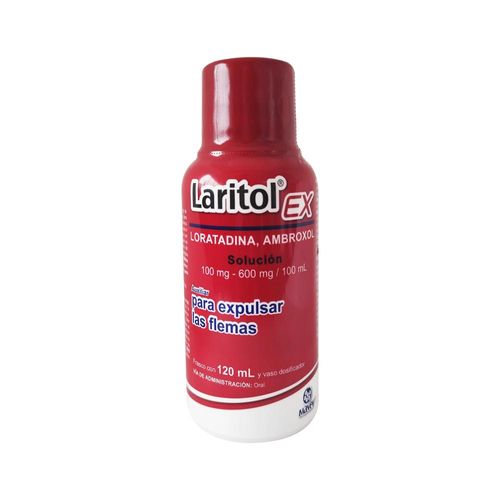 LARITOL EX SOL AMBROXOL - LORATADINA 600/100 mg Solución