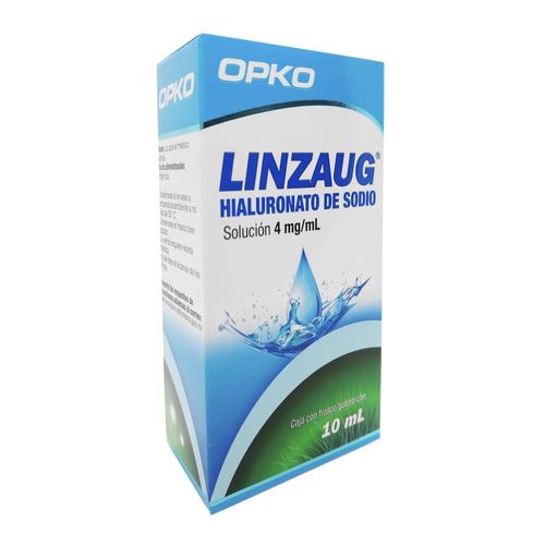 LINZAUG HIALURONATO DE SODIO 4 mg Solución Gotas