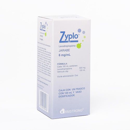 ZYPLO LEVODROPROPIZINA 600 MG/100 ML Jarabe