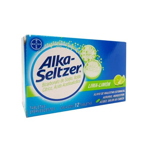 ALKA SELTZER LIMA/LIMÓN ACIDO ACETILSALICILICO - ACIDO CITRICO - BICAR