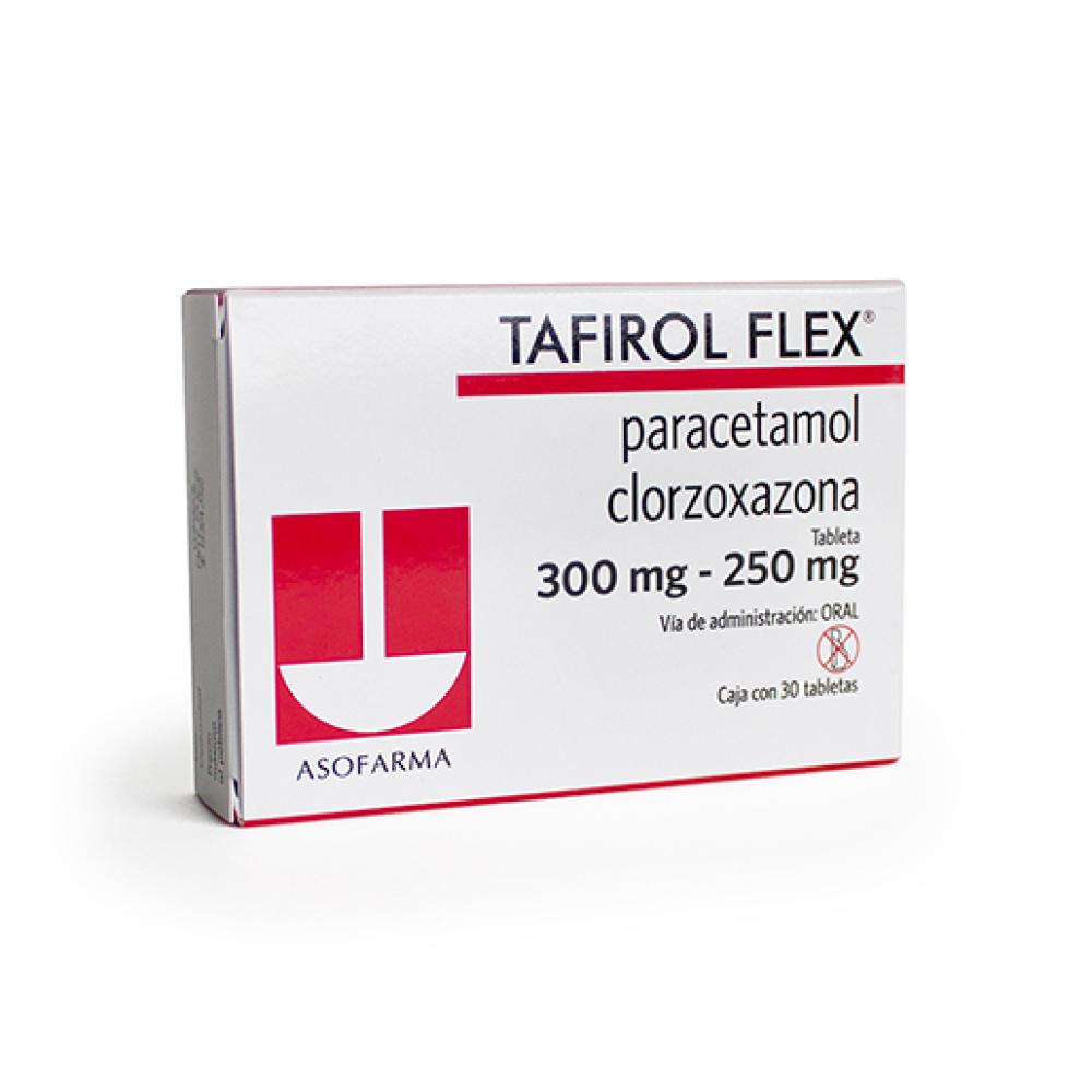 TAFIROL FLEX PARACETAMOL - CLORZOXAZONA 300/250 mg Tableta