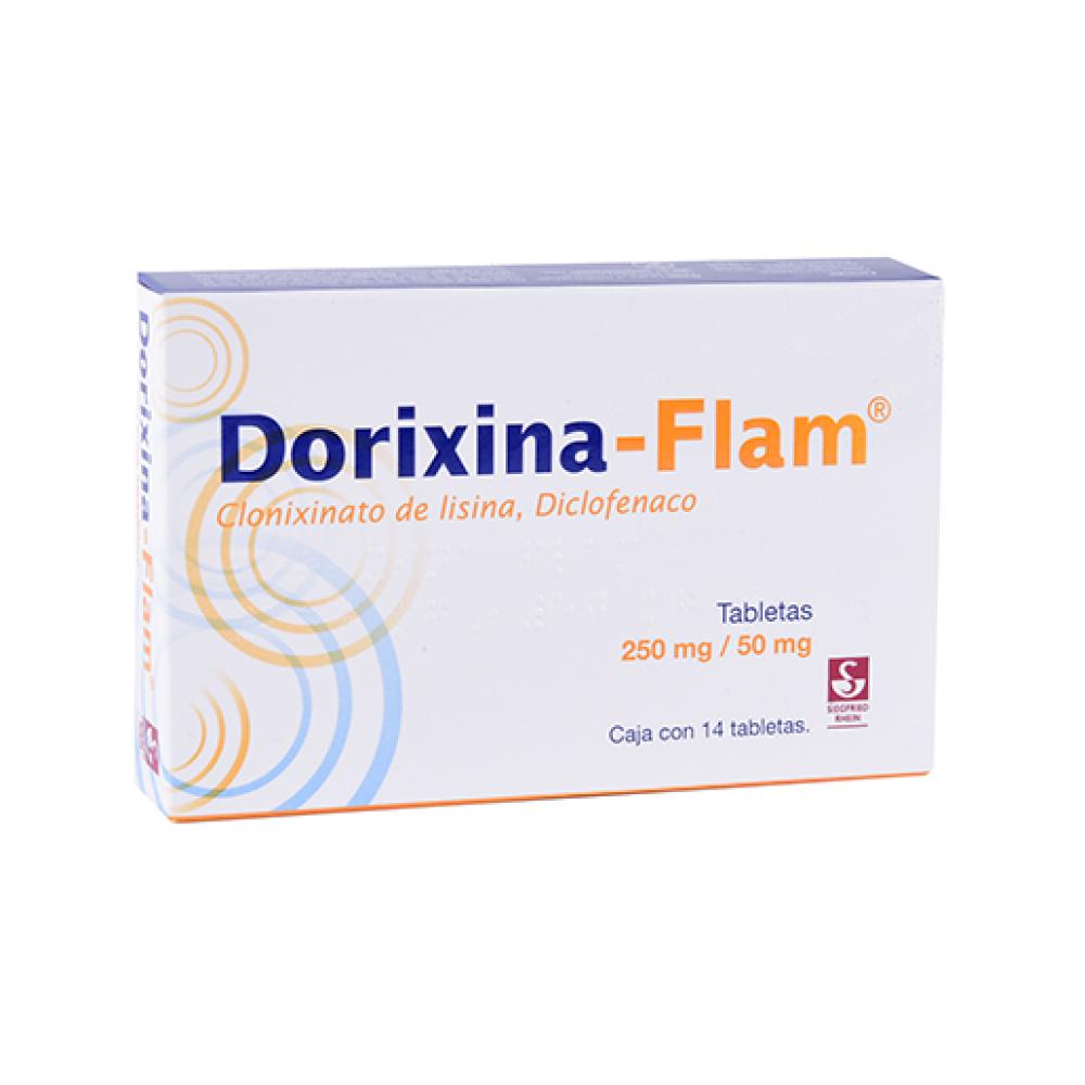 DORIXINA-FLAM CLONIXINATO DE LISINA - DICLOFENACO 250/50 mg Tableta