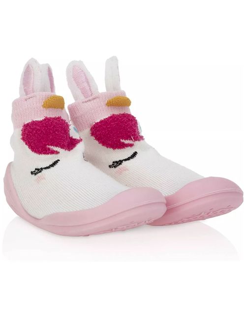 Calcetines Con Suela De Goma Nuby Snekz Unicornio