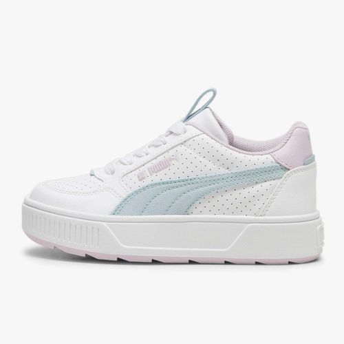 Tenis Puma Karmen Rebelle Tropical para Niñas 16.5 A 21.5. 395573-01 Blanco