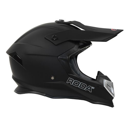 Casco Roda Tornado Negro Mate Cross M