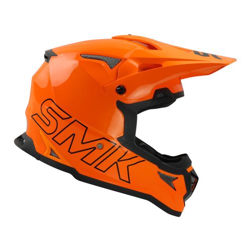 Casco Smk Allterra Naranja Hi Vision Hv720 Cross L