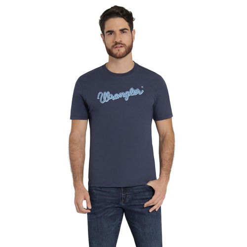 Playera Hombre Wrangler Comfort 330 Azul marino