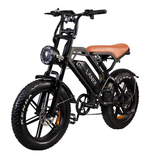 Bicicleta Eléctrica Lanix XB3 750W R20 Negra