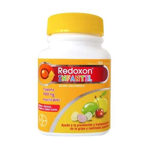 REDOXON INF ACIDO ASCORBICO 100 mg Tableta Masticable