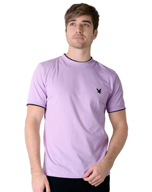 Playera Hombre Moda Camiseta Lila Stfashion 61705006 morado