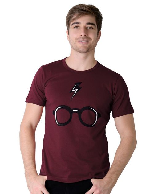 Playera Hombre Moda Camiseta Vino Harry Potter 58205017 Rojo