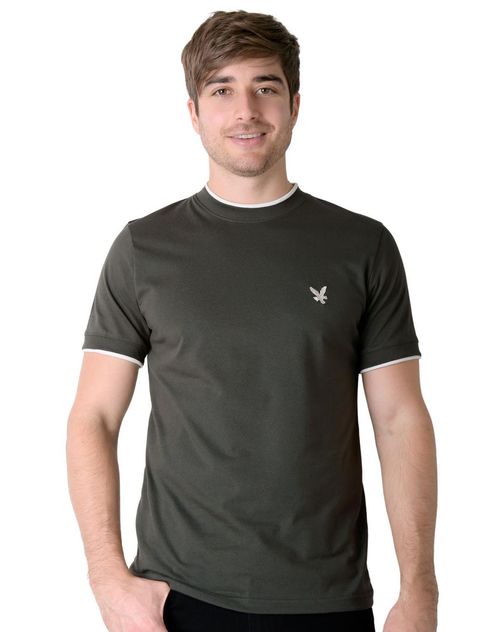 Playera Hombre Basico Camiseta Verde Stfashion 61705000