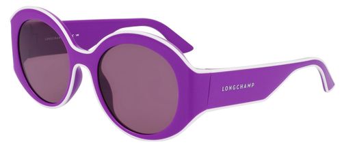 Lentes de Sol Longchamp Mujer Lo758S Purpura/Blanco