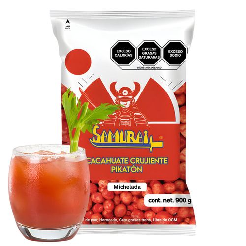 Cacahuate Japonés Samurai Sabor Michelada Horneado 900g