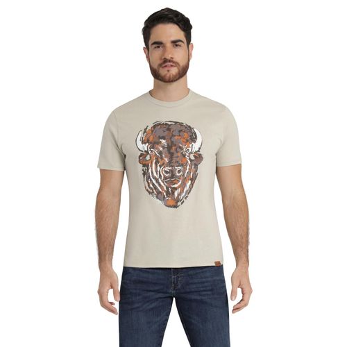 Playera Hombre Wrangler Comfort 331 Gris