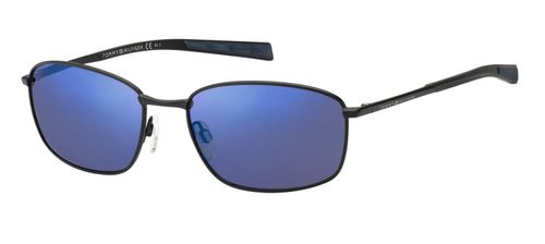 Lentes de Sol Tommy Hilfiger Hombre TH 1768/S Matte Black Blue