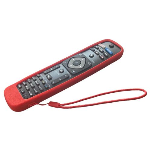 Funda De Silicon Para Control Remoto Philips Smart Tv Rojo