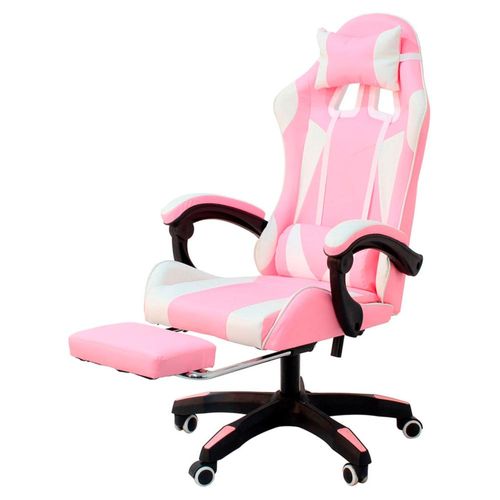 Silla Gamer Ergonómica Regulable y Giro 360 RX-5000 Rosa