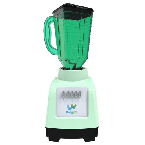 Licuadora Blueware 400 Watts Verde Menta Vaso de Plastico 1.25 lts.