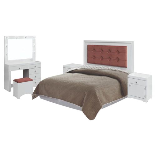 Recamara King Size Bejar - Blanco