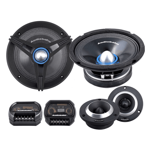 Set De Medios Rangos Audiobahn Abc6500y