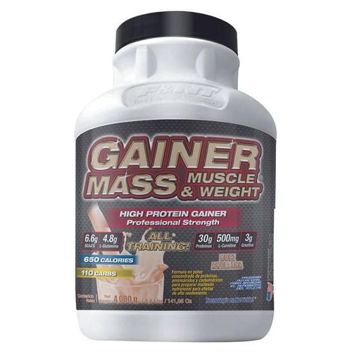 Ganador Muscular y Peso F&NT 4,000 gr Sabor Nuez