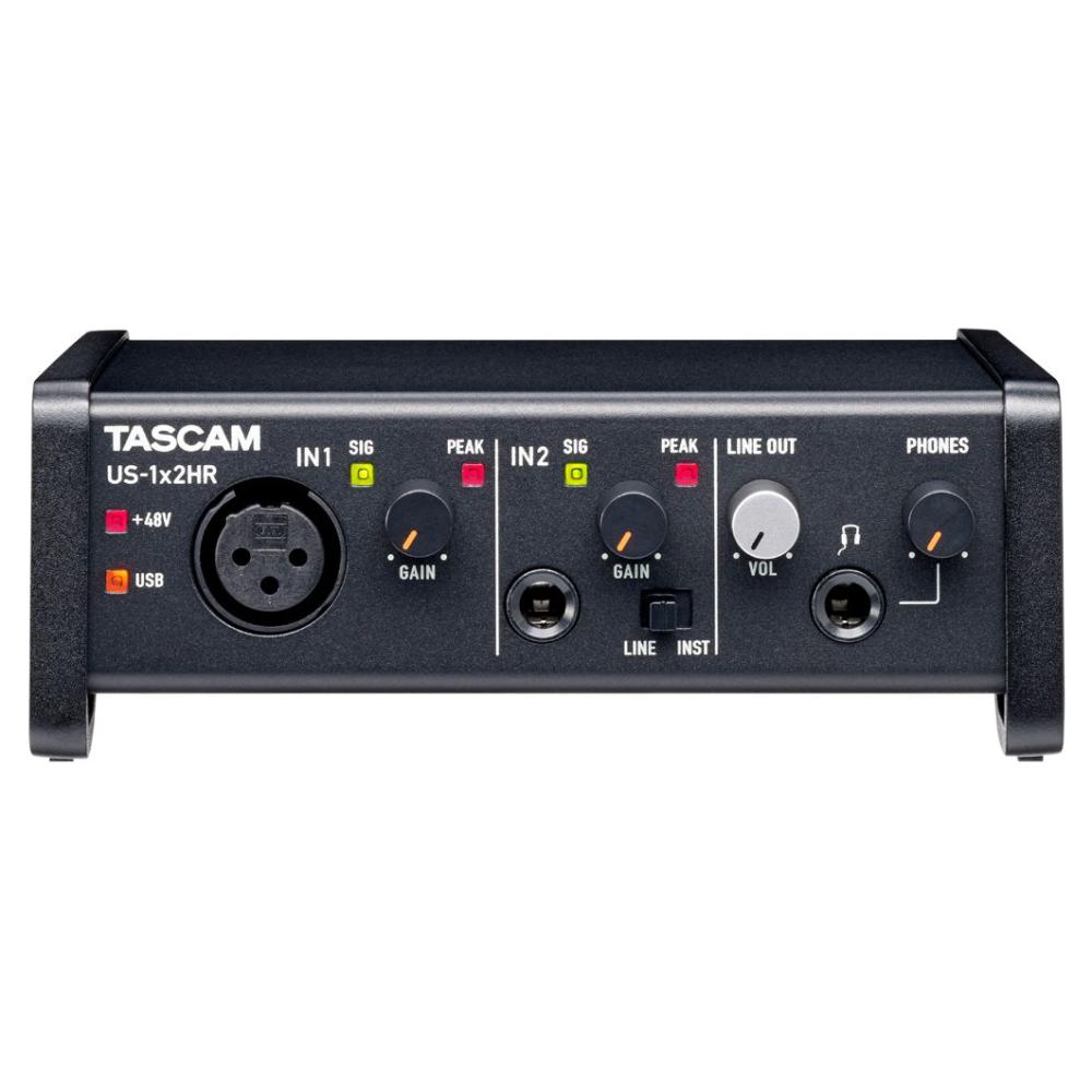 Interfaz de Audio TASCAM US-1X2HR USB/MIDI/2 Canales/24 Bits