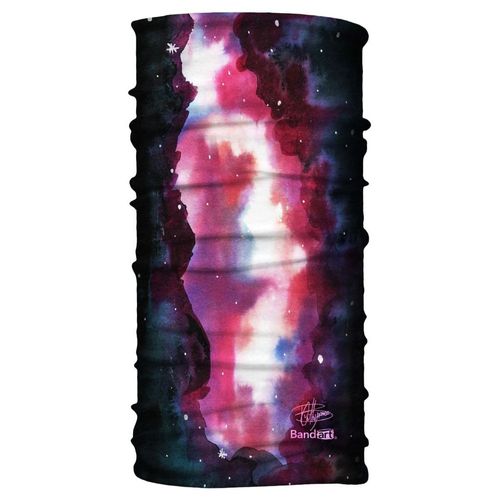 Bandana Multifuncional Tubular Bandart Galaxia Con Acuarelas Tipo Buff