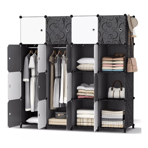 Closet Armable Cubos 4x4 Ropero Hogar Organizador 145x37x145