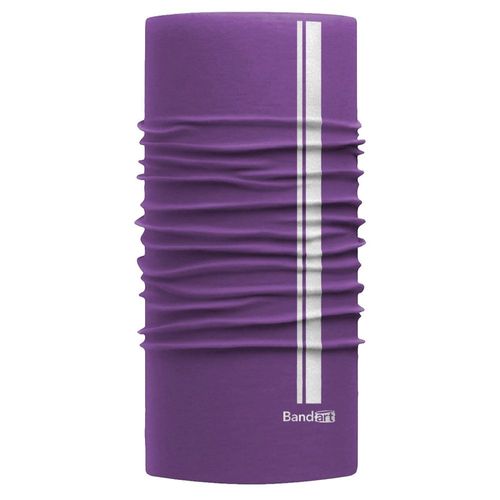 Bandana Tubular Para Noche Reflejante Fresca Bandart Morado Tipo Buff