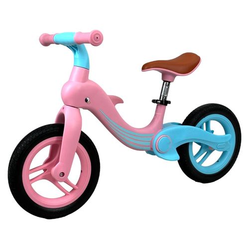 Bicicleta de Equilibrio y Balance Llanta de Goma Plegable Rosa