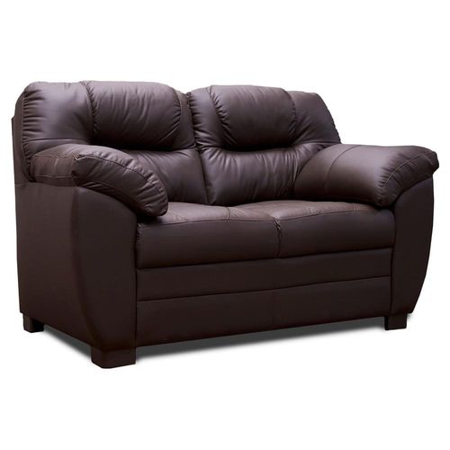 Love Seat de Piel Genuina Toscana Chocolate