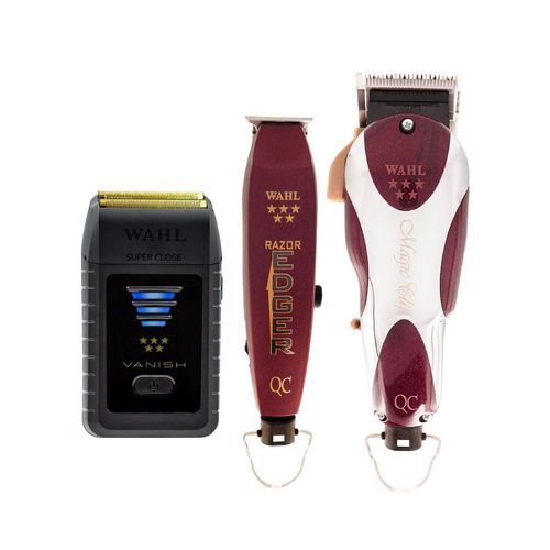 Combo Wahl Unicord Clipper, Trimmer + Afeitadora Vanish Profesional