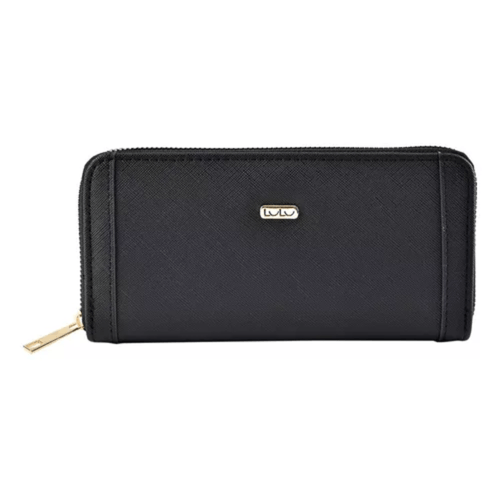 Cartera Para Mujer Lulu Con Compartimentos Color Negro