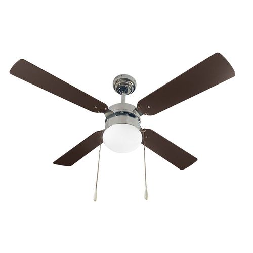 Ventilador de techo 42 pulgadas Chocolate 4 aspas acabado tipo madera