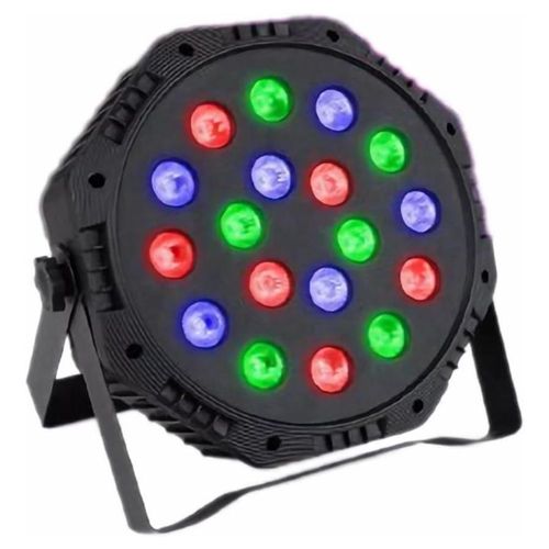 Cañón Led 18 Luces Audio Rítmico Multicolor Ml-par18